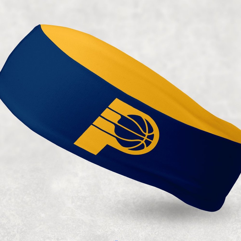 2 Pack - NEW - Reversible Indiana Pacers Headband